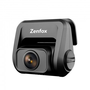 3 Channel Dash Cam, Zenfox 2K 1440P Front+1080P Interior+1080P Rear Triple  Dash Camera, Dual-Band WiFi, IR Night Vision, Built-in GPS, Parking Mode